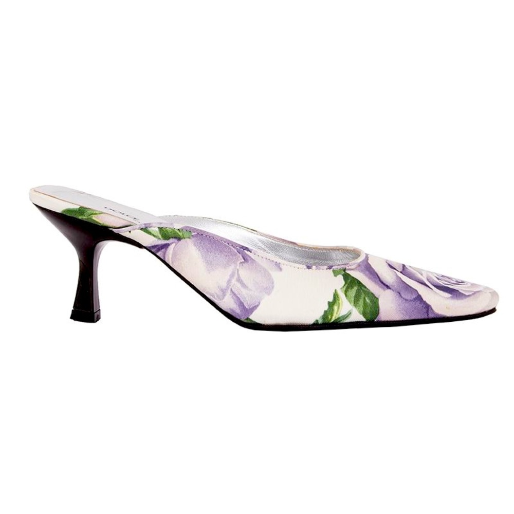 Dolce & Gabbana Rose Mules - Size 6.5